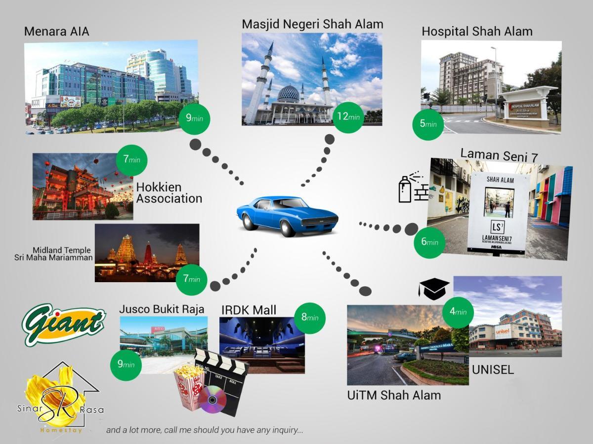 I-City Homestay - Shah Alam, Hospital Shah Alam, Uitm, Central Mall Sogo, Seksyen 7 ภายนอก รูปภาพ